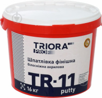 Шпаклівка Triora TR-11 putty білосніжна 16 кг