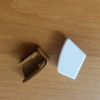Заглушка П - образної направляючої для тканинних ролет.