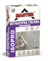 Штукатурка Master ® «ISOPRO» гіпсова для вирівнювання та ремонту поверхонь 30 кг