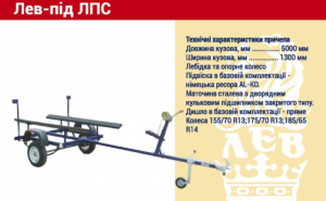 Лодочный ЛАФЕТ под ЛПС легкие плавающие средства