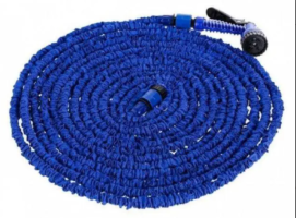 Надлегкий розтяжний шланг VidShop Magic Hose 75 метрів: садовий шланг-гармошка з латексним осердям та розпилювачем на 7