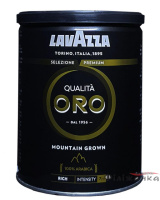 Кава Lavazza Qualita Oro Mountain Grown мелена 250 г в металевій банці.