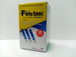 Тест-полоски Finetest Auto-coding premium (Файнтест авто-кодінг преміум) №25