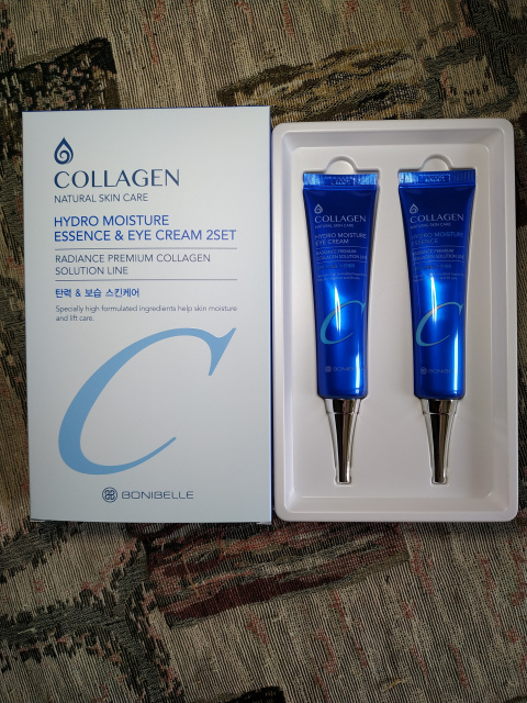 enough collagen hydro moisture essence & eye cream 2set