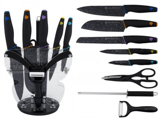 Набір ножів 9 предметів із нержавіючої сталі Edenberg EB-11061