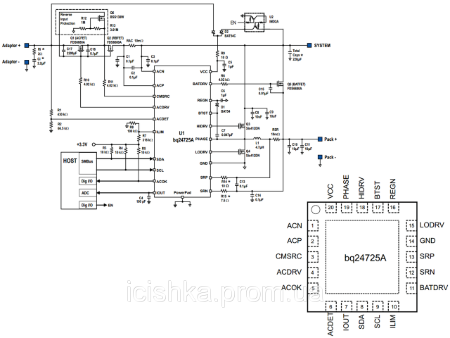 Bq24780s схема включения