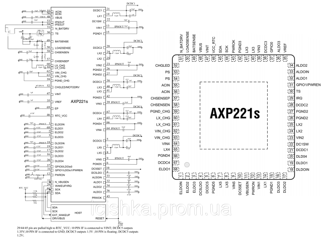 Axp288 схема включения