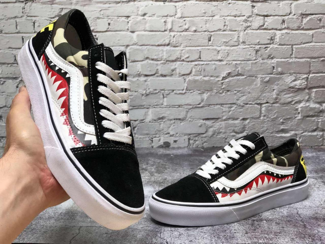 bape shark vans