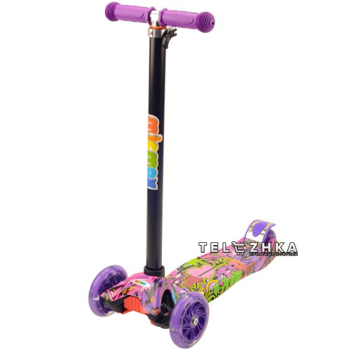 Samokat Detskij Scootex Scooter Maxi 3d Print Heart Prodazha Cena V Kieve Internet Magazin Telezhka