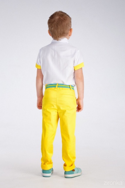 Желтые джинсы для мальчика