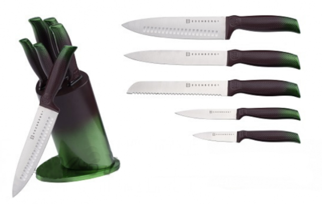 Набір ножів 6 предметів із нержавіючої сталі Edenberg EB-11022