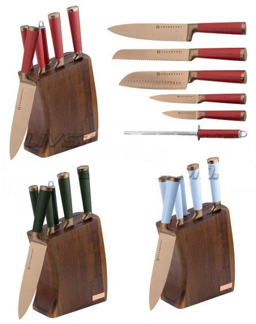 Набір ножів 7 предметів із нержавіючої сталі Edenberg EB-11029