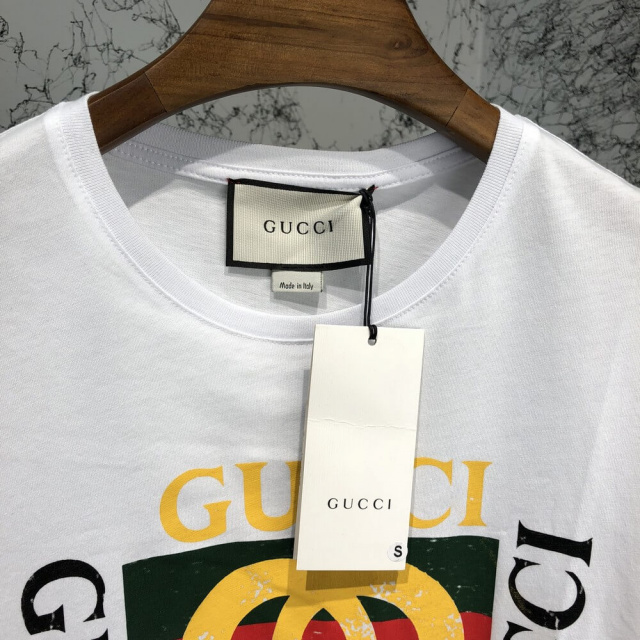 Gucci Logo Cotton T-shirt White, цена 
