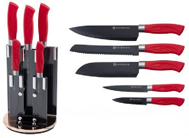 Набір ножів 6 предметів із нержавіючої сталі Edenberg EB-11006