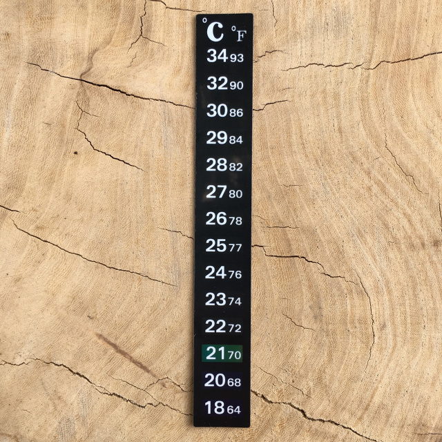 Термометр-смужка, наклейка (LCD)