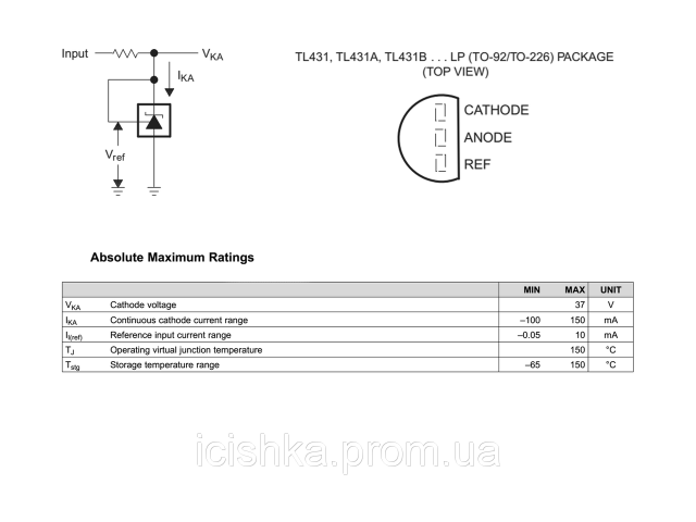 Tl431a характеристики схема подключения