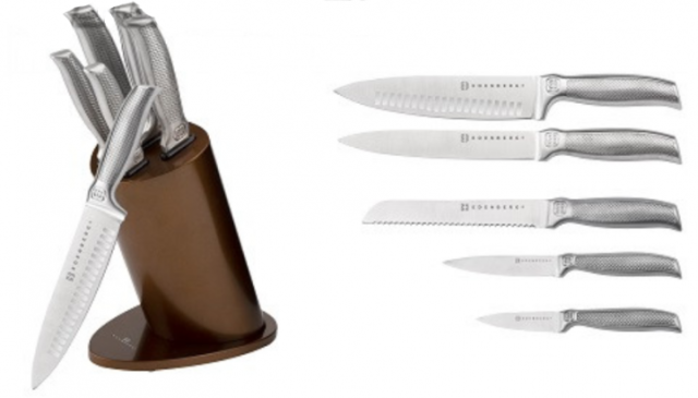 Набір ножів 6 предметів із нержавіючої сталі Edenberg EB-11021