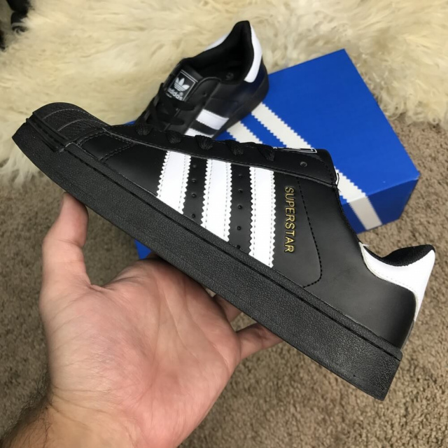 Women's shoes adidas Superstar Core Black/ Crystal White/ Blue