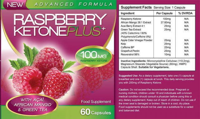 Raspberry Keton plus - Средство для похудения (Малиновый Кетон Плюс):  продажа, цена в Киевской области, Capsula