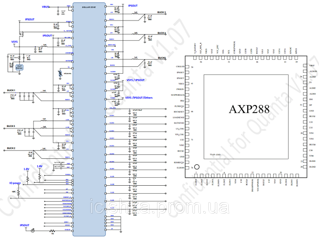 Axp192 контроллер питания схема