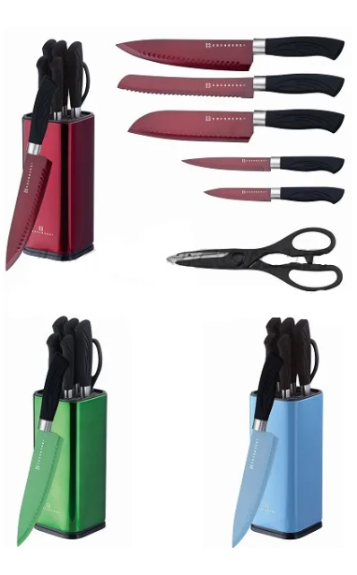 Набір ножів 7 предметів із нержавіючої сталі Edenberg EB-11027