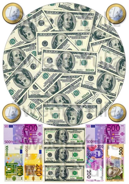 Доллары на вафельной бумаге картинки