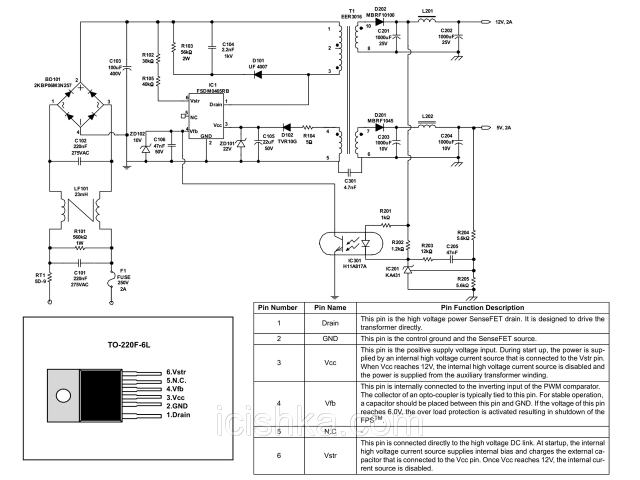 Sd6835 схема включения