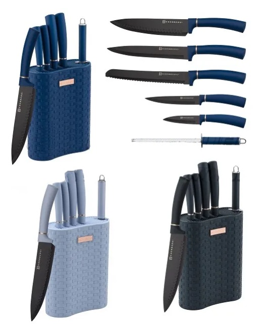 Набір ножів 7 предметів із нержавіючої сталі Edenberg EB-11028