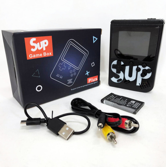 Игровая приставка консоль Sup Game Box 500 игр, для телевизора, Игровая приставка сап денди. Цвет: черный
