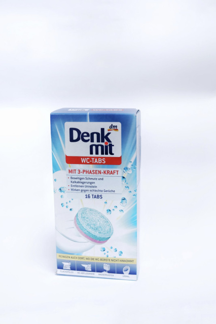 ​Таблетки для очищення унітазу Denkmit WC-tabs. 16 шт