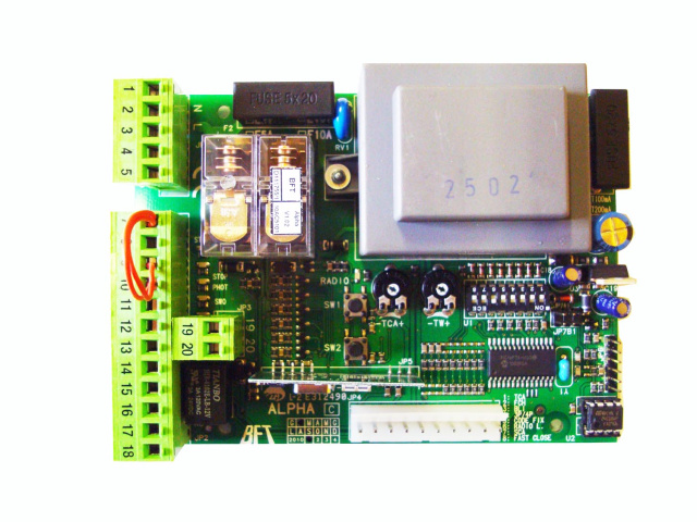 Плата керування відкатного приводу BFT ALPHA 230В.