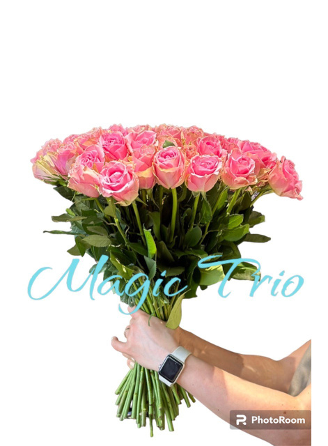Купити букет із 51 троянди , замовити доставку, квіти Ⓜ️ Оболонь Київ ♥️ Від Magic Trio.