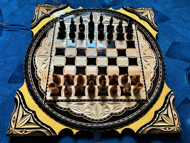 Сумка в виде шахматной доски